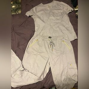 Grey Jaanuu scrub set